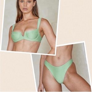 Monday Swimwear Clovely Top (S) and Bryon Bottom (L)
